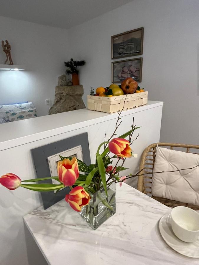 Charming Studio Apartment At House Rustica With Terrace And Nearby Parking Punat Ngoại thất bức ảnh